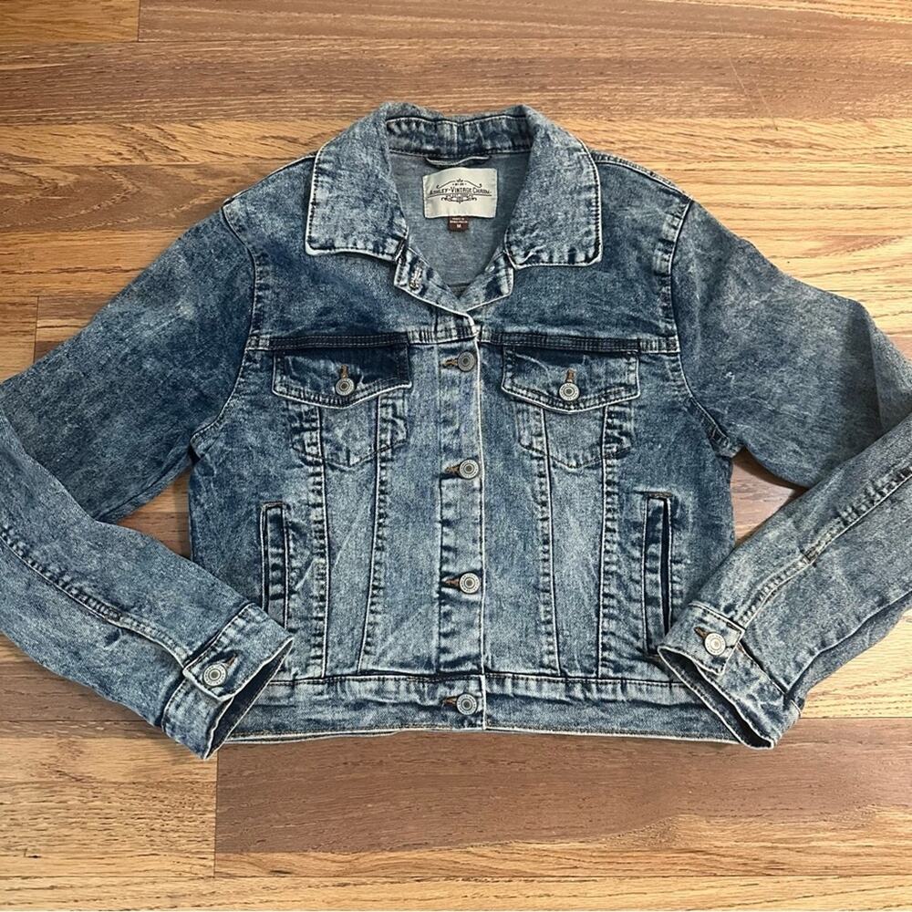 Ashley Vintage Charm Blue Denim Jacket, Acid Wash, Medium